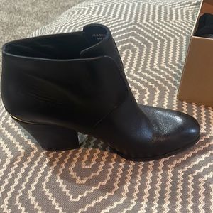 Cole Haan Booties size 10 1/2! Black, sleek and worn once!